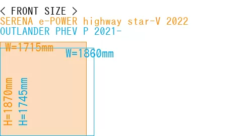 #SERENA e-POWER highway star-V 2022 + OUTLANDER PHEV P 2021-